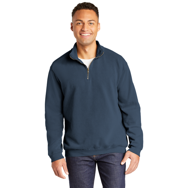 Comfort Colors® Ring Spun Cotton/Poly Unisex 1/4 Zip Sweatshirt