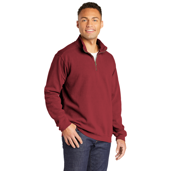 Comfort Colors® Ring Spun Cotton/Poly Unisex 1/4 Zip Sweatshirt
