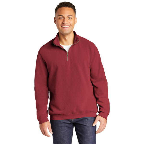 Comfort Colors® Ring Spun Cotton/Poly Unisex 1/4 Zip Sweatshirt