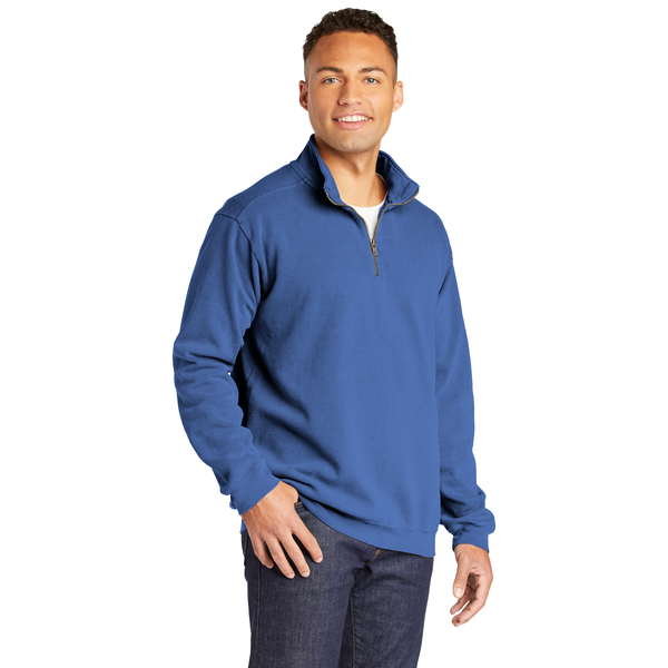Comfort Colors® Ring Spun Cotton/Poly Unisex 1/4 Zip Sweatshirt