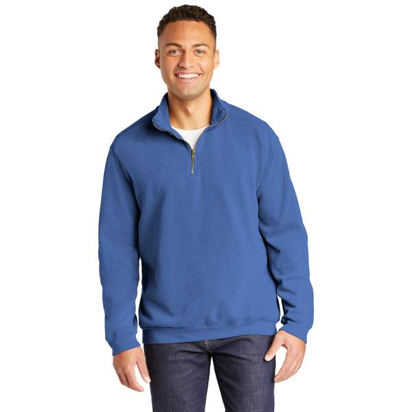 Comfort Colors® Ring Spun Cotton/Poly Unisex 1/4 Zip Sweatshirt