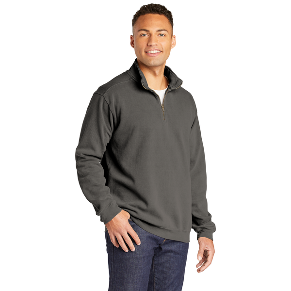 Comfort Colors® Ring Spun Cotton/Poly Unisex 1/4 Zip Sweatshirt