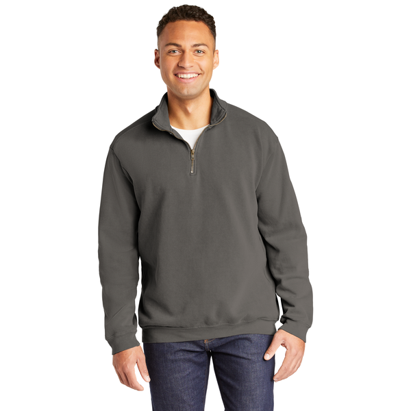 Comfort Colors® Ring Spun Cotton/Poly Unisex 1/4 Zip Sweatshirt