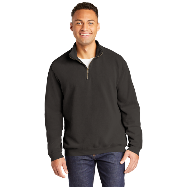 Comfort Colors® Ring Spun Cotton/Poly Unisex 1/4 Zip Sweatshirt