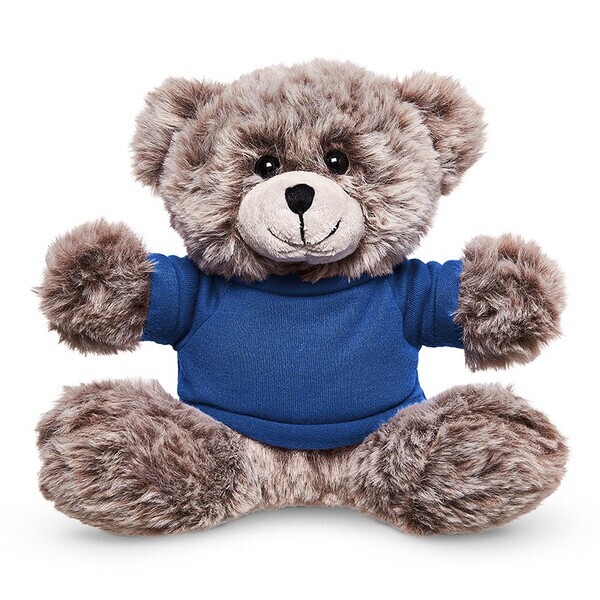 Soft Plush Bear with T-Shirt, 7"