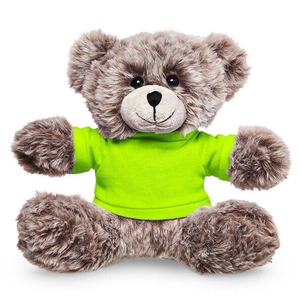 Soft Plush Bear with T-Shirt, 7"