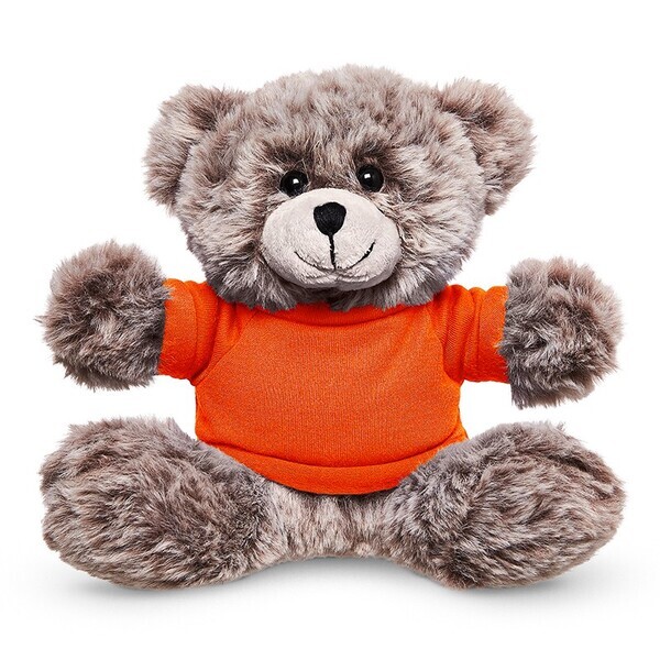 Soft Plush Bear with T-Shirt, 7"