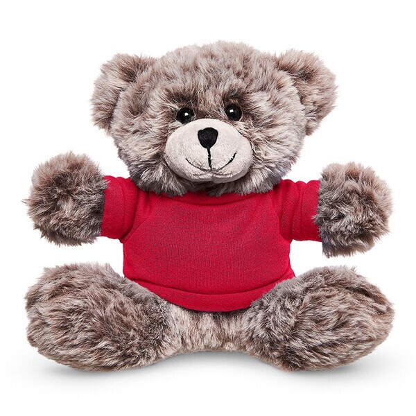 Soft Plush Bear with T-Shirt, 7"