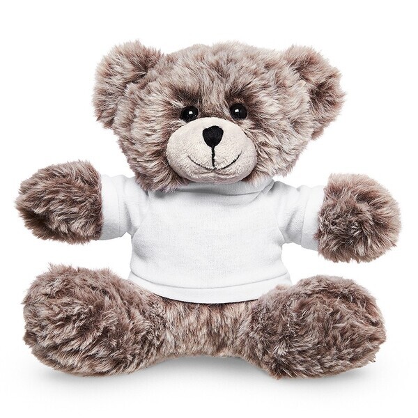 Soft Plush Bear with T-Shirt, 7"