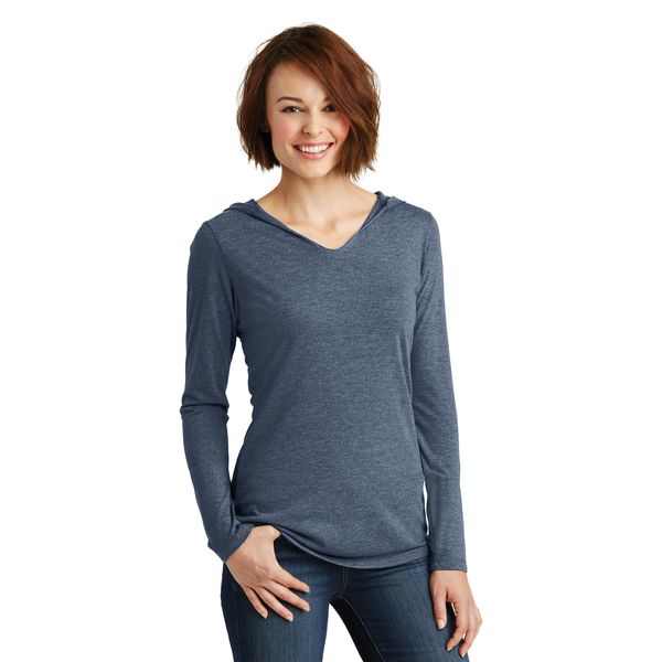 District® Perfect Tri® Long Sleeve Ladies' Hoodie Tee