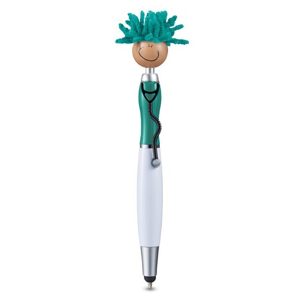 Moptoppers® Stethoscope Stylus Pen with Screen Cleaner, Multi-Cultural Version