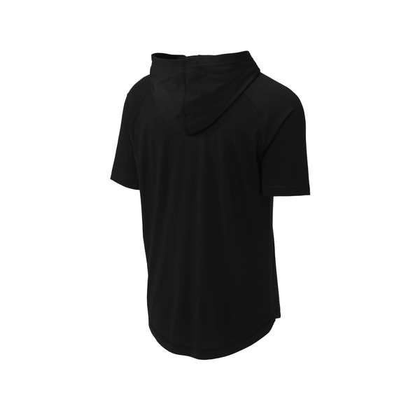 Sport-Tek® PosiCharge® Tri-Blend Wicking Short Sleeve Unisex Hoodie
