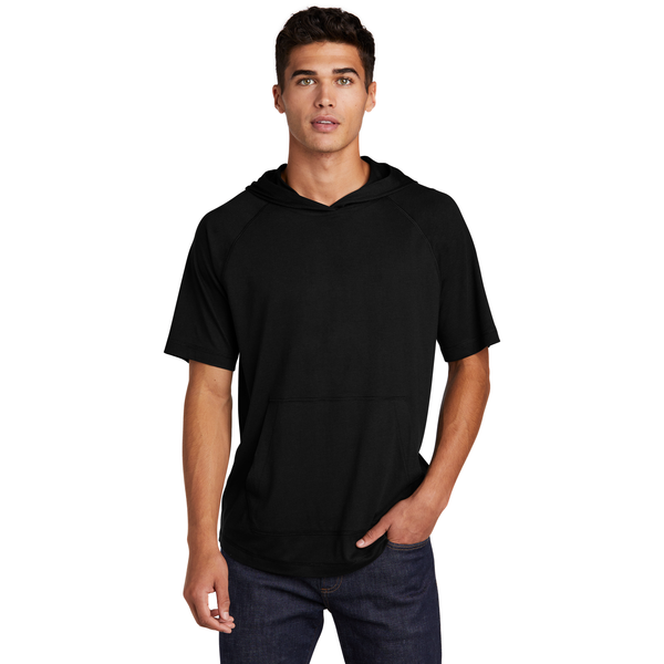 Sport-Tek® PosiCharge® Tri-Blend Wicking Short Sleeve Unisex Hoodie
