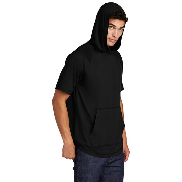 Sport-Tek® PosiCharge® Tri-Blend Wicking Short Sleeve Unisex Hoodie