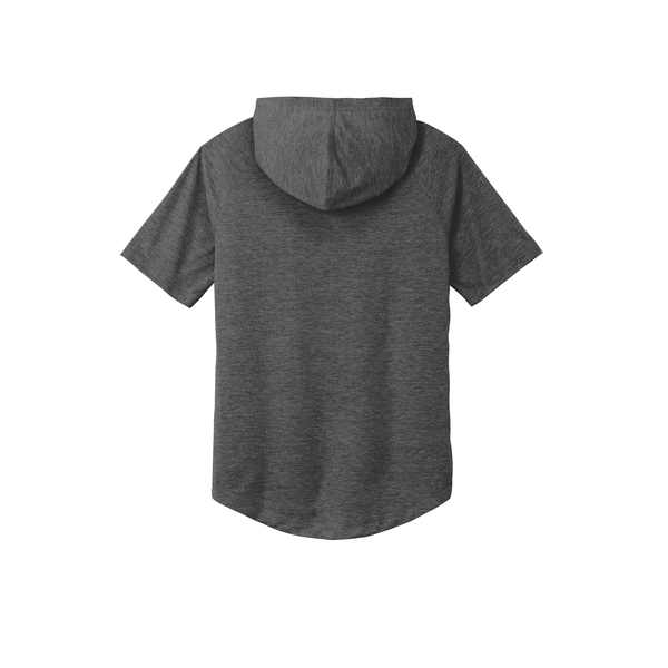 Sport-Tek® PosiCharge® Tri-Blend Wicking Short Sleeve Unisex Hoodie