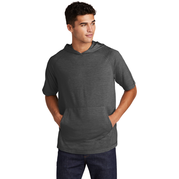 Sport-Tek® PosiCharge® Tri-Blend Wicking Short Sleeve Unisex Hoodie