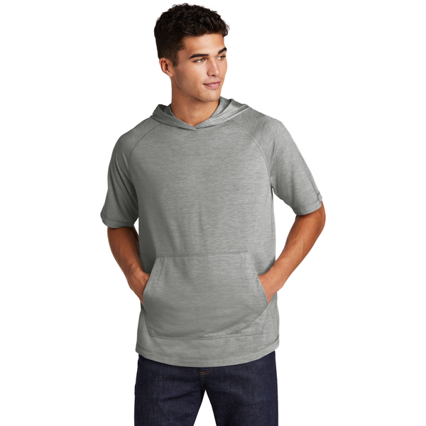 Sport-Tek® PosiCharge® Tri-Blend Wicking Short Sleeve Unisex Hoodie