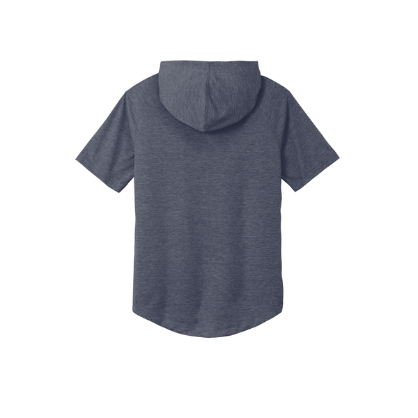 Sport-Tek® PosiCharge® Tri-Blend Wicking Short Sleeve Unisex Hoodie