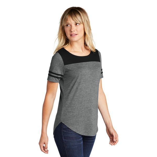Sport-Tek® PosiCharge® Tri-Blend Wicking Ladies' Fan Tee