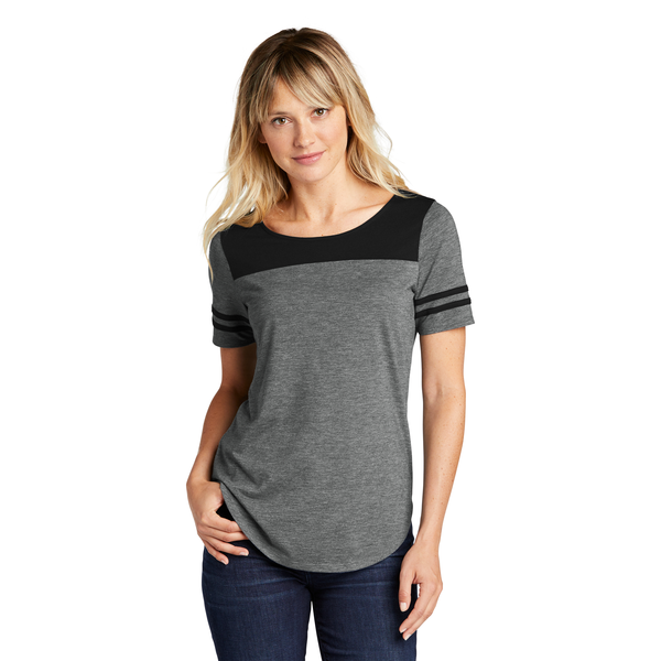 Sport-Tek® PosiCharge® Tri-Blend Wicking Ladies' Fan Tee