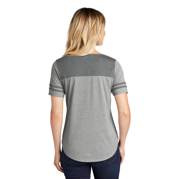Sport-Tek® PosiCharge® Tri-Blend Wicking Ladies' Fan Tee