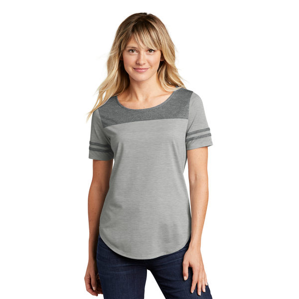 Sport-Tek® PosiCharge® Tri-Blend Wicking Ladies' Fan Tee