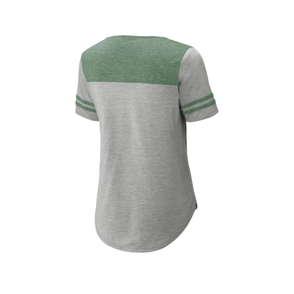 Sport-Tek® PosiCharge® Tri-Blend Wicking Ladies' Fan Tee