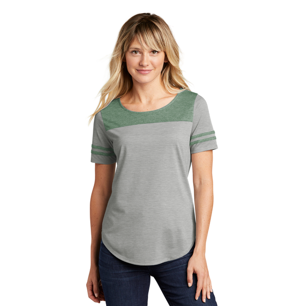 Sport-Tek® PosiCharge® Tri-Blend Wicking Ladies' Fan Tee