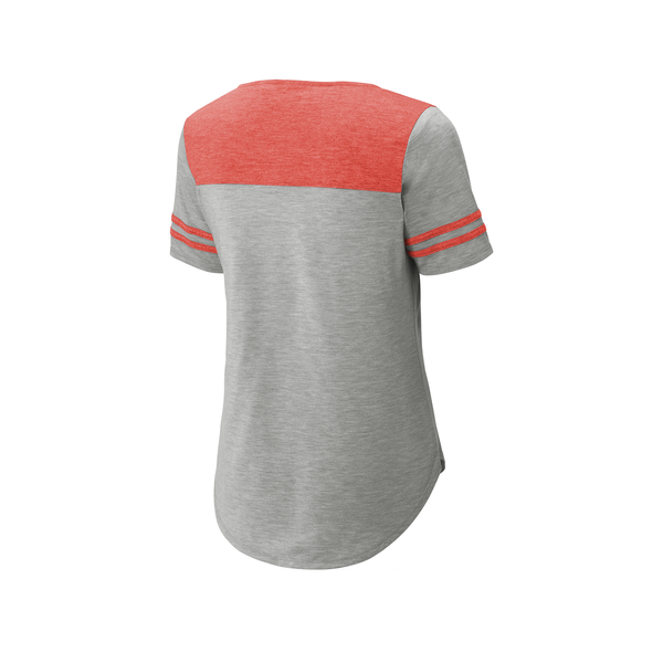 Sport-Tek® PosiCharge® Tri-Blend Wicking Ladies' Fan Tee