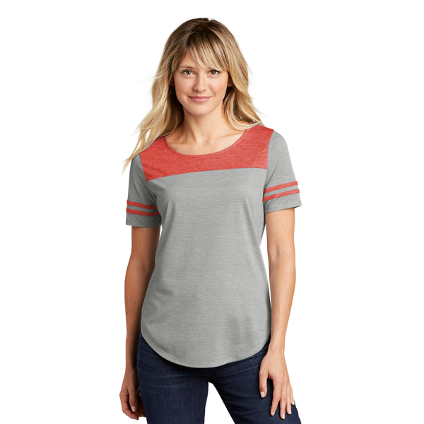 Sport-Tek® PosiCharge® Tri-Blend Wicking Ladies' Fan Tee