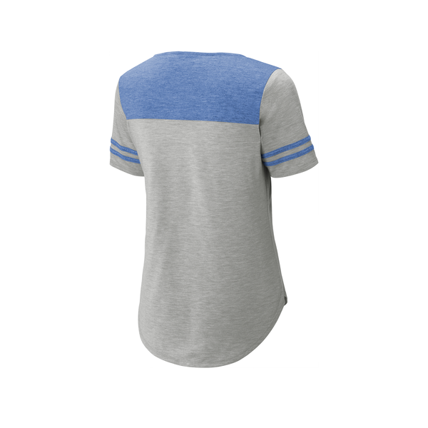 Sport-Tek® PosiCharge® Tri-Blend Wicking Ladies' Fan Tee