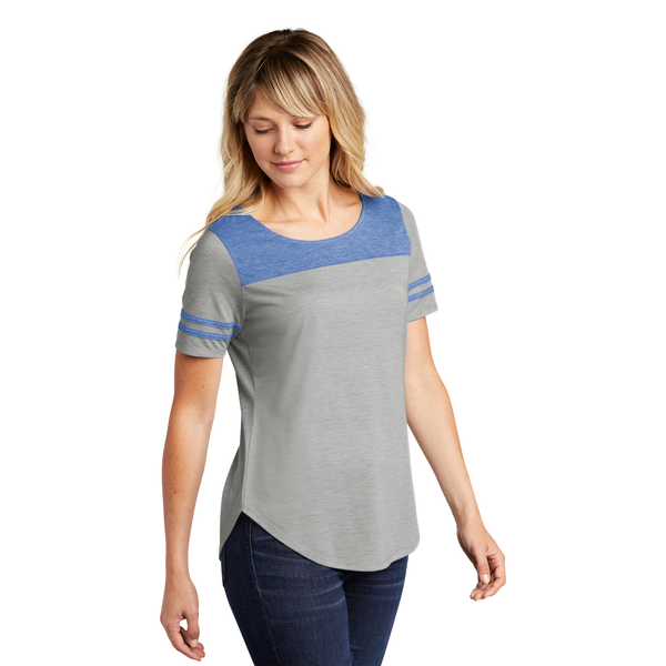 Sport-Tek® PosiCharge® Tri-Blend Wicking Ladies' Fan Tee