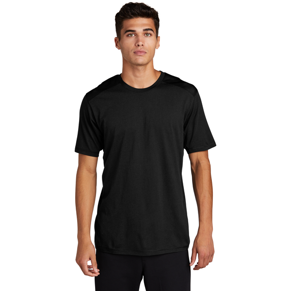 Sport-Tek® PosiCharge® Tri-Blend Wicking Men's Draft Tee