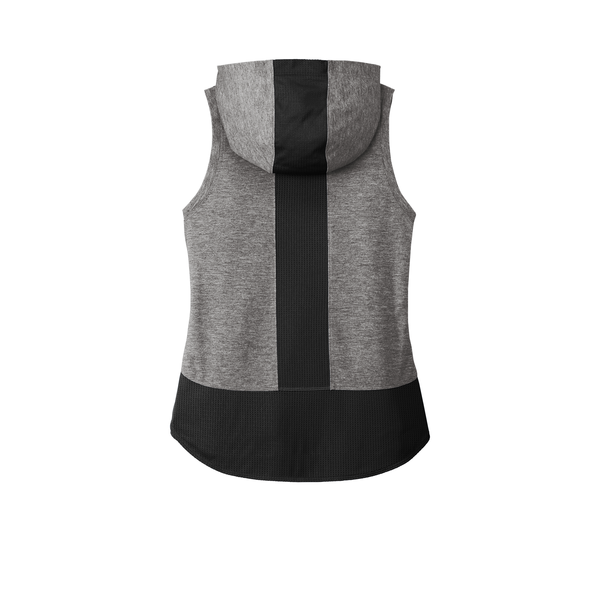 Sport-Tek® PosiCharge® Tri-Blend Wicking Ladies' Draft Hoodie Tank