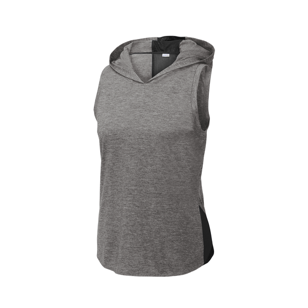 Sport-Tek® PosiCharge® Tri-Blend Wicking Ladies' Draft Hoodie Tank