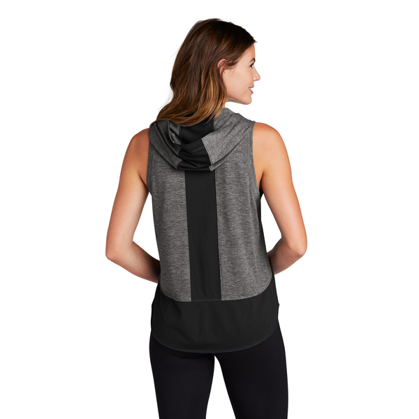 Sport-Tek® PosiCharge® Tri-Blend Wicking Ladies' Draft Hoodie Tank