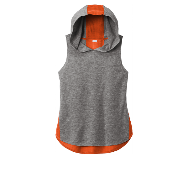 Sport-Tek® PosiCharge® Tri-Blend Wicking Ladies' Draft Hoodie Tank