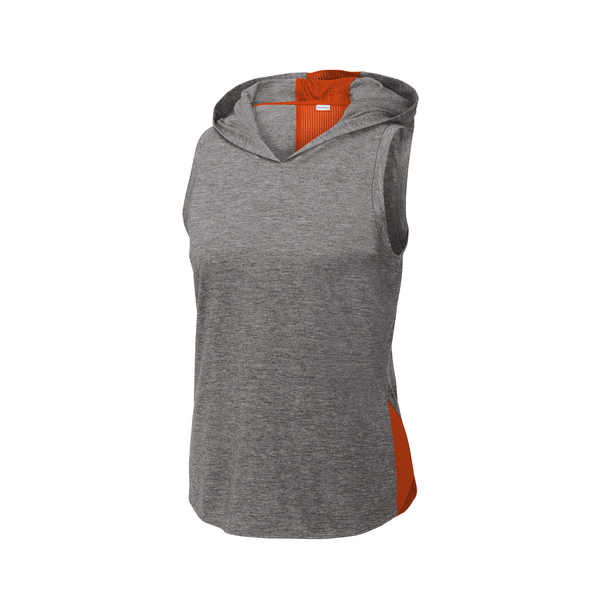 Sport-Tek® PosiCharge® Tri-Blend Wicking Ladies' Draft Hoodie Tank