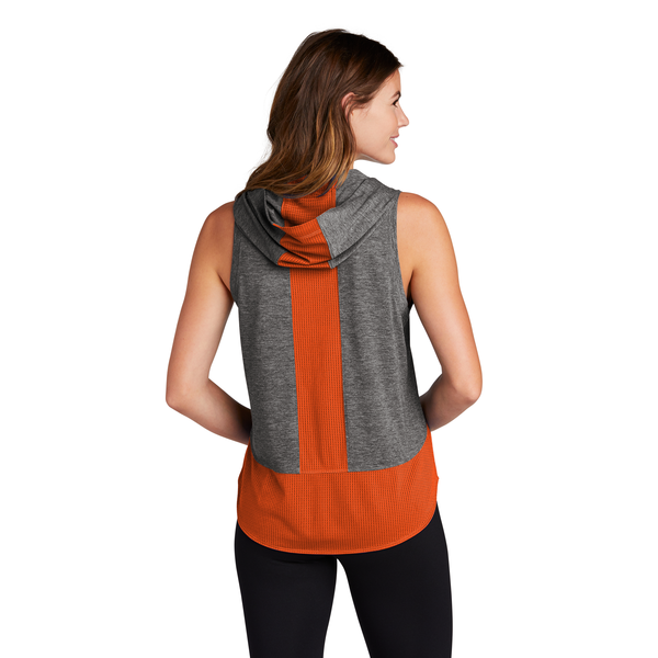 Sport-Tek® PosiCharge® Tri-Blend Wicking Ladies' Draft Hoodie Tank