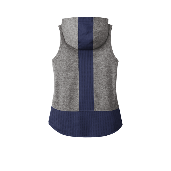Sport-Tek® PosiCharge® Tri-Blend Wicking Ladies' Draft Hoodie Tank