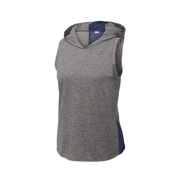 Sport-Tek® PosiCharge® Tri-Blend Wicking Ladies' Draft Hoodie Tank
