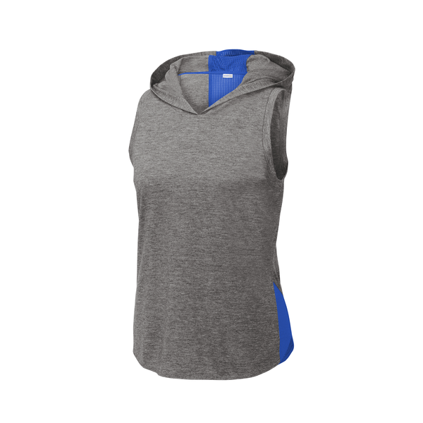 Sport-Tek® PosiCharge® Tri-Blend Wicking Ladies' Draft Hoodie Tank