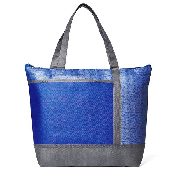 Hexagon Pattern 18 Can Non-Woven Cooler Tote