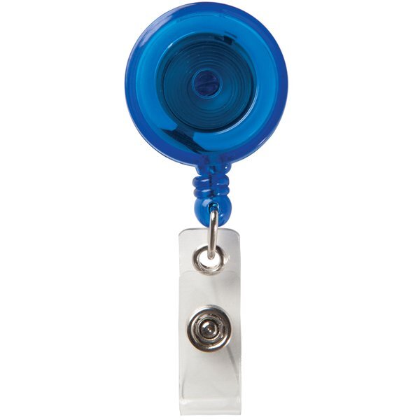 Round Secure-A-Badge™ Retractable Badgeholder w/ Belt Clip