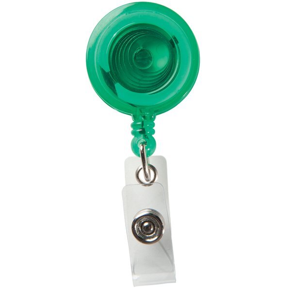 Round Secure-A-Badge™ Retractable Badgeholder w/ Belt Clip