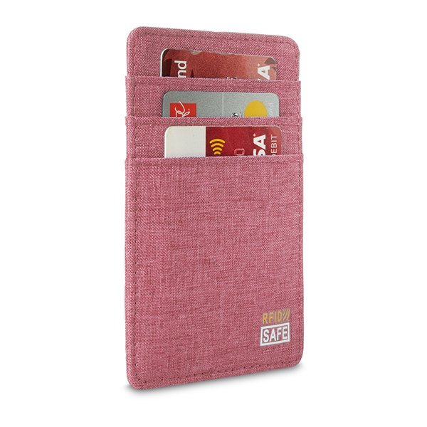 Heathered RFID Wallet with 6 Card Pockets