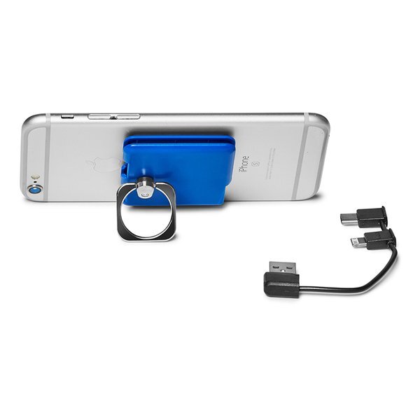 Square Charging Cable and Phone Stand
