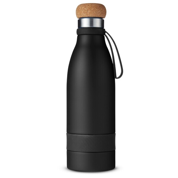 Double Wall Vacuum Bottle with Cork Lid, 19oz.