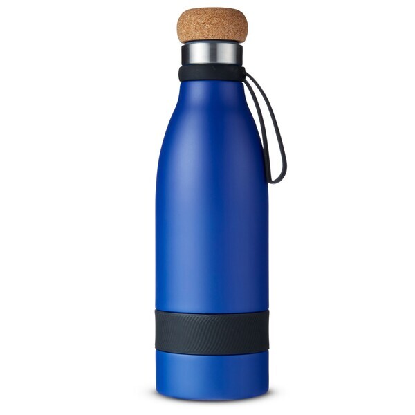 Double Wall Vacuum Bottle with Cork Lid, 19oz.