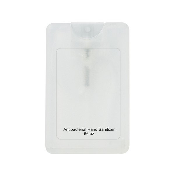 Antibacterial Card Shape Hand Sanitizer, .66oz.